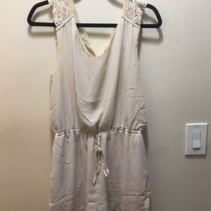 Ivory Lace Romper
